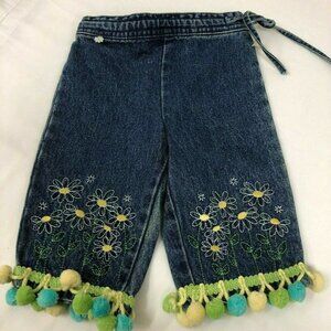 Girls Koala Kid Denim Jeans Pants Elastic 3-6 Mnth
